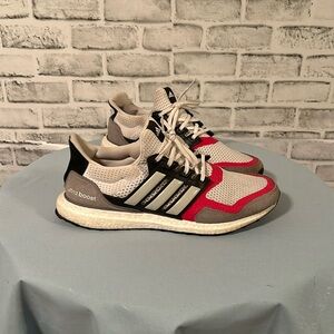 Mens Adidas Ultra Boost 1.0 S&L Grey Scarlet size 12